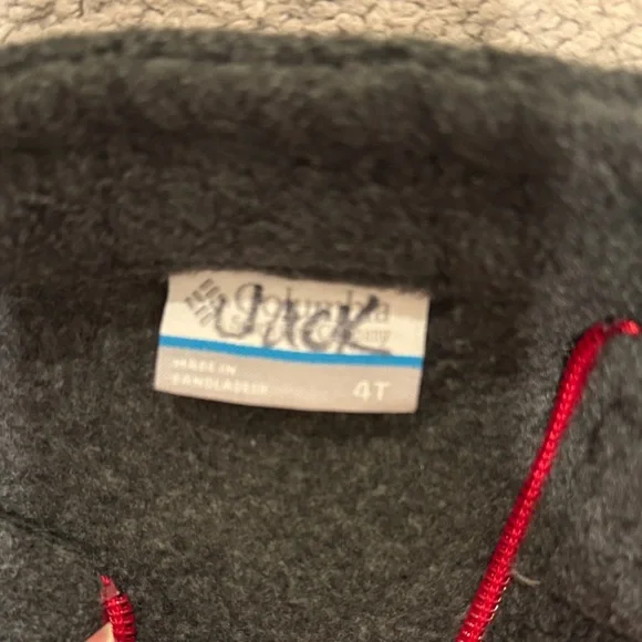 Columbia Kids' Red and Black Puffer Jacket - Picture 2 of 4